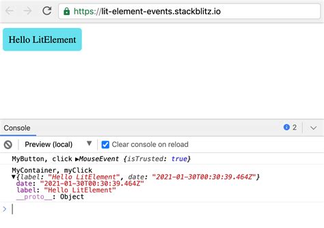 Events – LitElement .